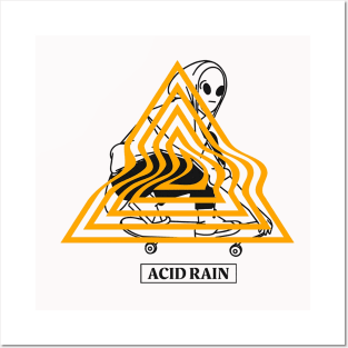 Skull Acid Rain Posters and Art